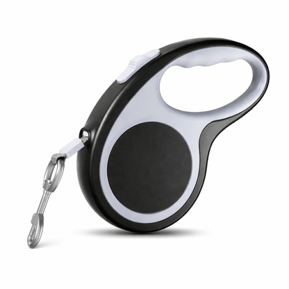 Tailton retractable cat leash in black
