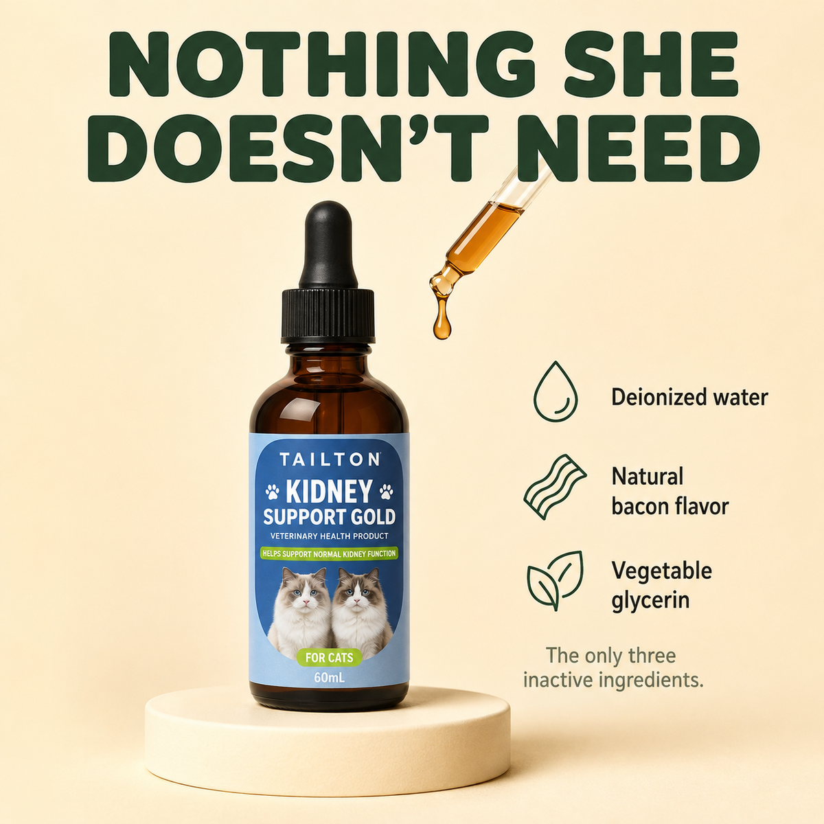 Nothing she doesn't need — clean formula