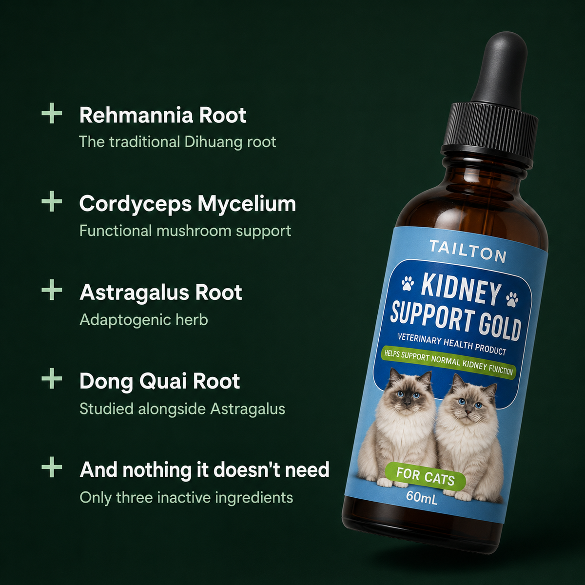 Four studied botanicals — the actives