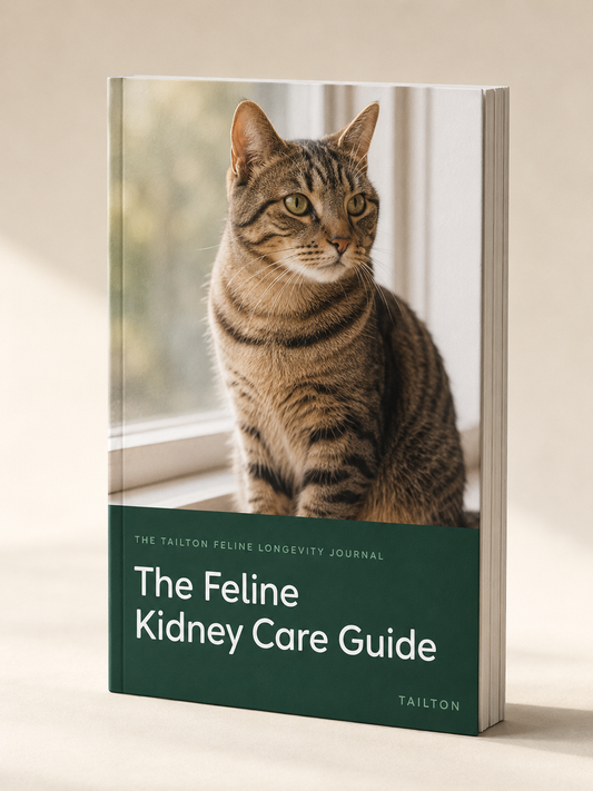 The Feline Kidney Care Guide — digital PDF (book cover mockup)