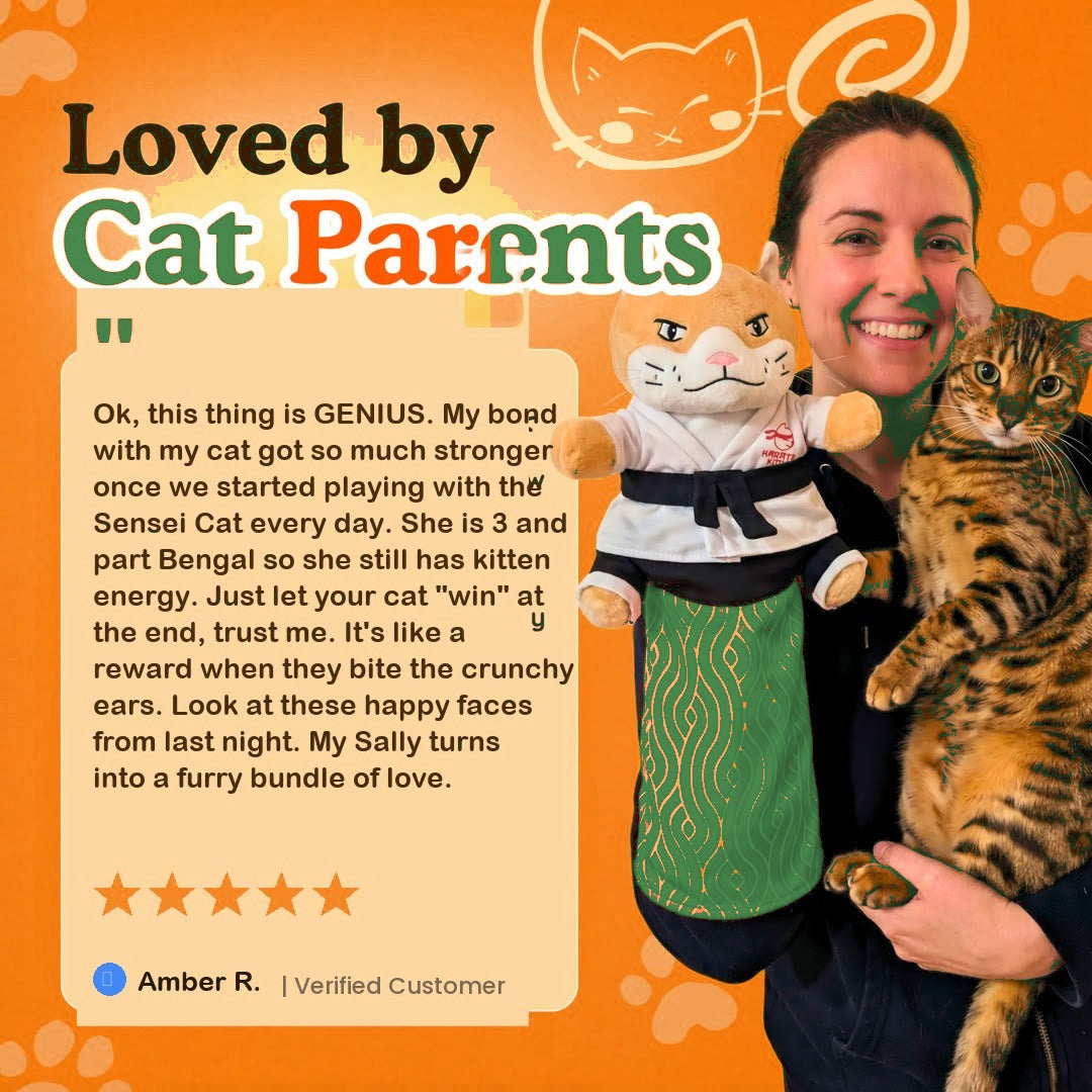 Loved by cat parents - verified customer review of Sensei Cat