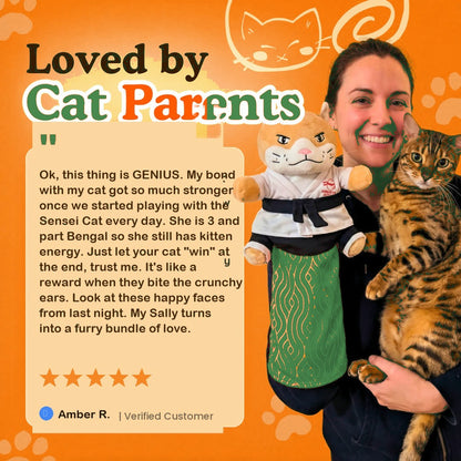 Loved by cat parents - verified customer review of Sensei Cat