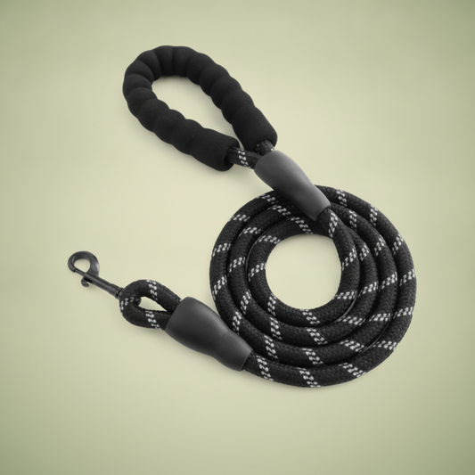 Tailton reflective rope dog lead, 1.5 m, coiled