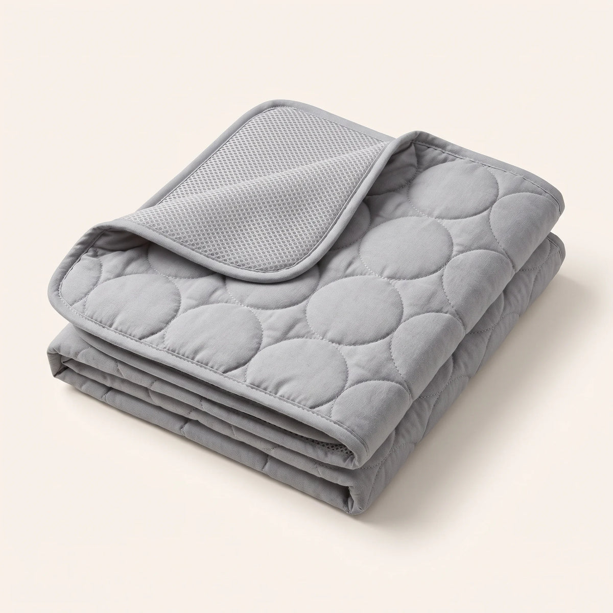 Grey cooling mat folded